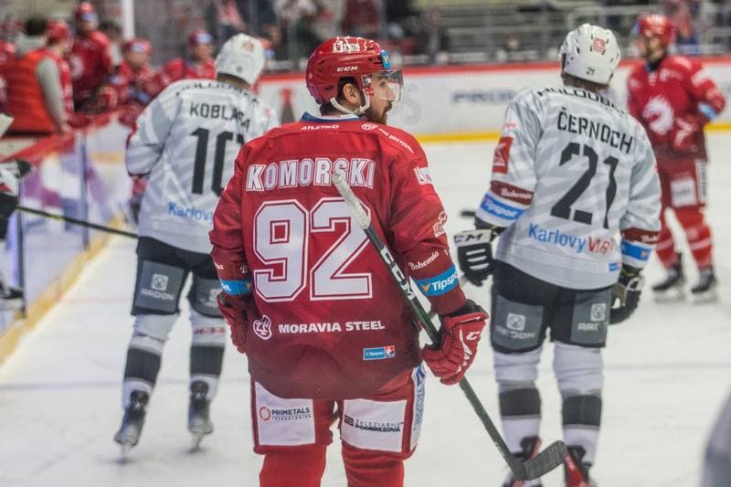 Ice Hockey. Tipsport Extraliga. Ocelari Trinec - Energie Karlovy Vary. 21.02.2022