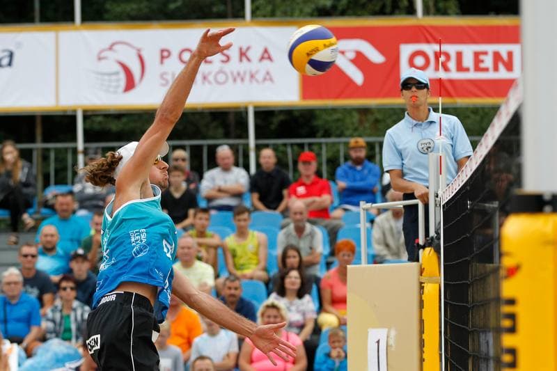 Beach Volleyball. Orlen Mistrzostwa Polski. Grzegorz Fijalek - Michal Korycki. 13.08.2017