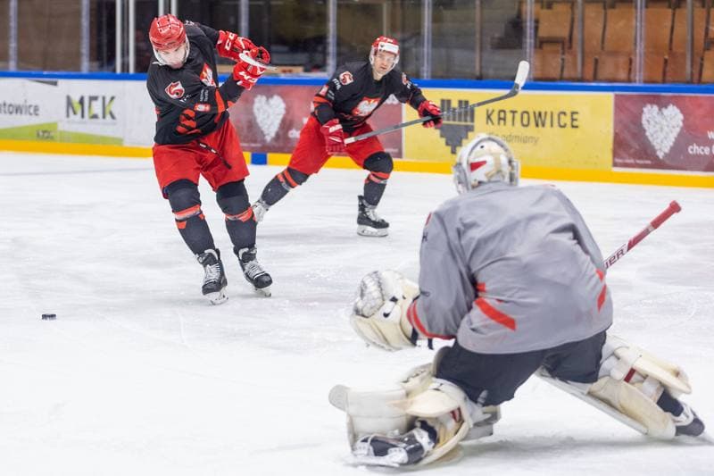 Ice Hockey. Poland national team. Training. 13.12.2022
