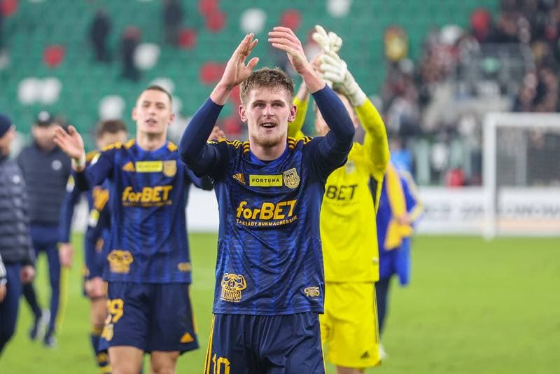 Football. Fortuna I Liga. Zaglebie Sosnowiec - Arka Gdynia. 12.11.2023
