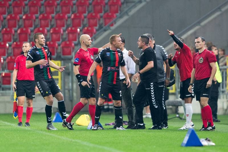 Football. Nice I Liga. GKS Tychy - Podbeskidzie Bielsko-Biala. 25.08.2017