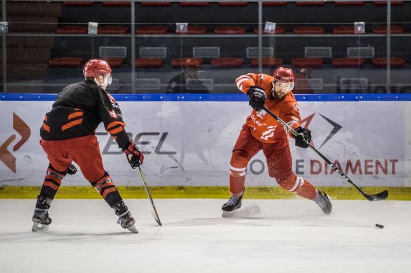 Ice Hockey. Poland national team. Training. 15.04.2021