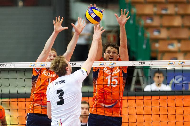 Volleyball. CEV EuroVolley. Netherlands - Belgium. 28.08.2017