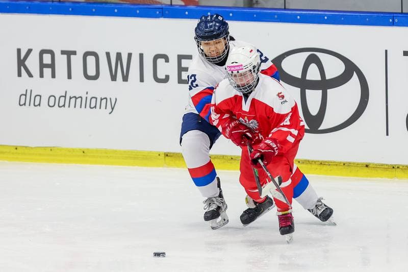 Ice Hockey. Women's U18 World Championship Division 1B. Poland - Korea. 10.01.2023