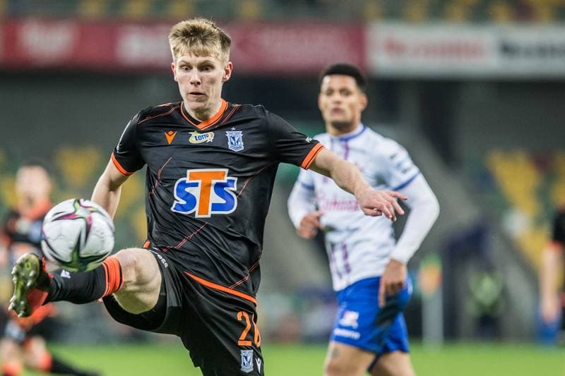 Football. PKO BP Ekstraklasa. Podbeskidzie Bielsko-Biala - Lech Poznan. 23.04.2021