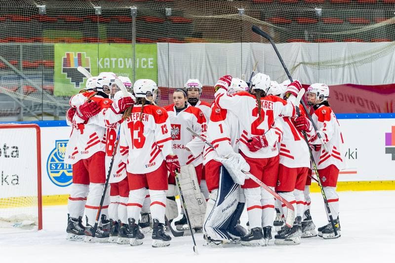 Ice Hockey. Women's U18 World Championship Division 1B. Poland - Denmark. 12.01.2023