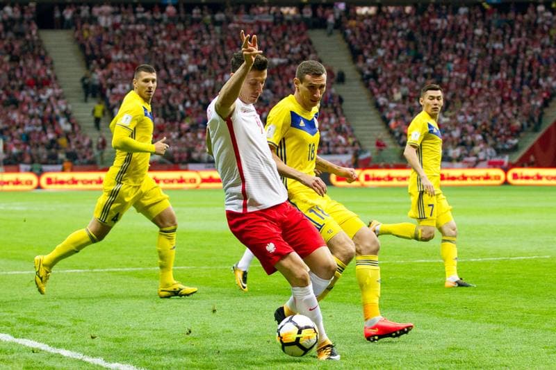 Football. FIFA World Cup Qualifiers. Poland - Kazakhstan. 04.09.2017