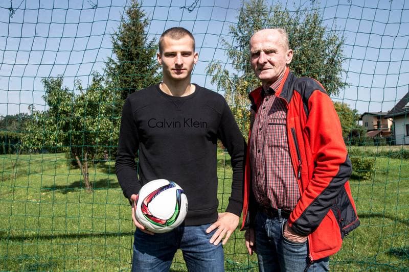 Football. Gornik Zabrze. Photoshoot. 26.09.2017