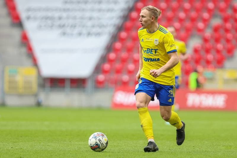 Football. Fortuna I Liga. GKS Tychy - Arka Gdynia. 08.04.2023