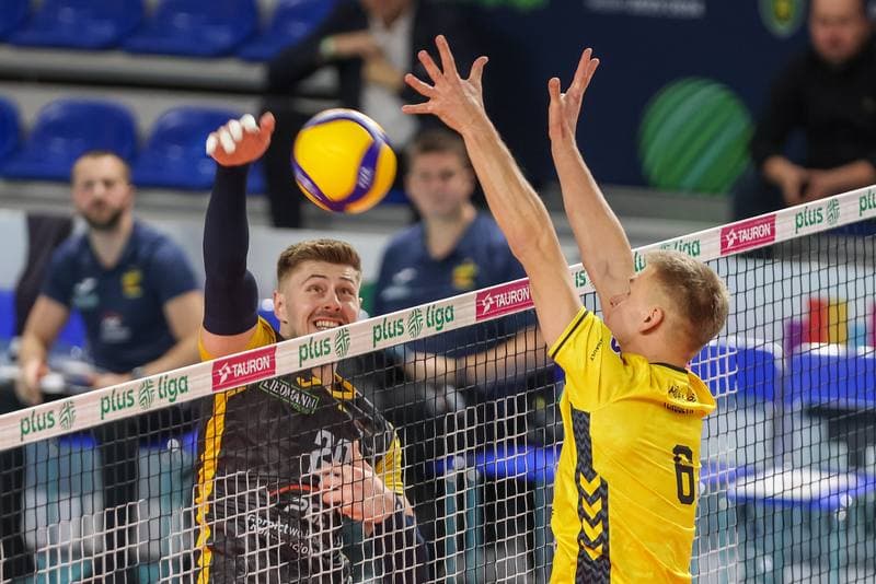 Volleyball. PlusLiga. GKS Katowice - PGE Giek Skra Belchatow. 09.12.2023