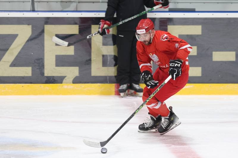 Ice Hockey. Poland national team. Training. 10.12.2023