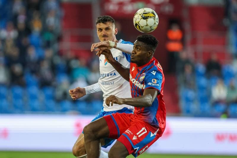 Football. Fortuna:Liga. Banik Ostrava - Viktoria Plzen. 16.04.2023