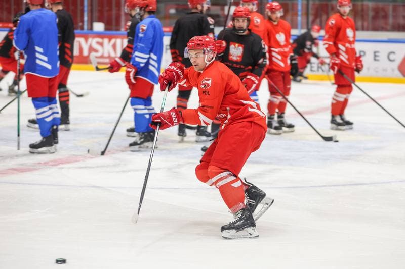 Ice Hockey. Poland national team. Training. 17.04.2023