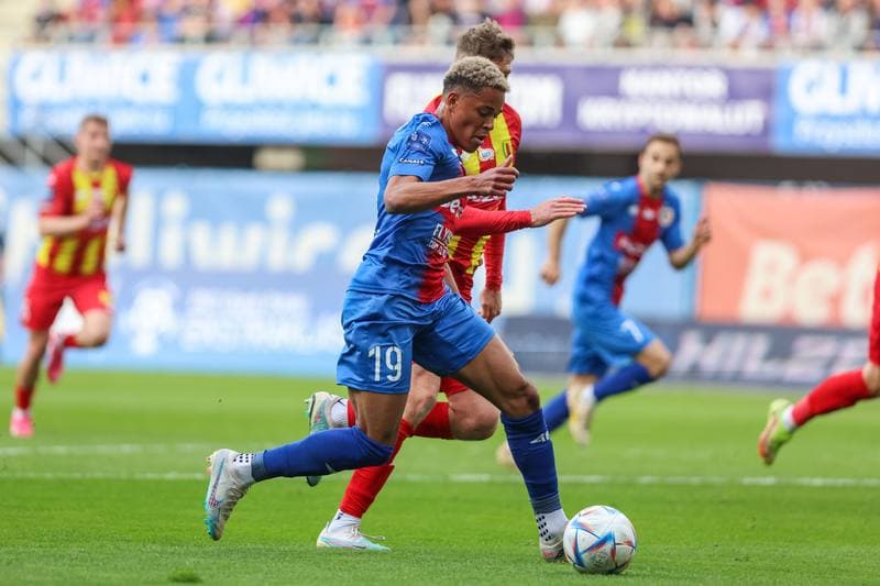 Football. PKO BP Ekstraklasa. Piast Gliwice - Korona Kielce. 12.05.2023