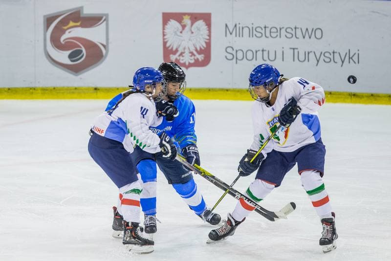 Ice Hockey. Women's World Championship Division 1B. Italy - Kazakhstan. 11.04.2022