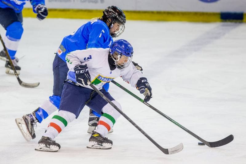 Ice Hockey. Women's World Championship Division 1B. Italy - Kazakhstan. 11.04.2022