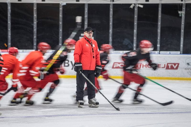 Ice Hockey. Poland national team. Training. 18.04.2022