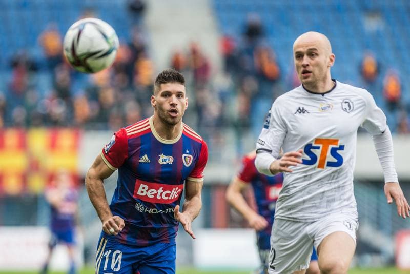 Football. PKO BP Ekstraklasa. Piast Gliwice - Jagiellonia Bialystok. 23.04.2022