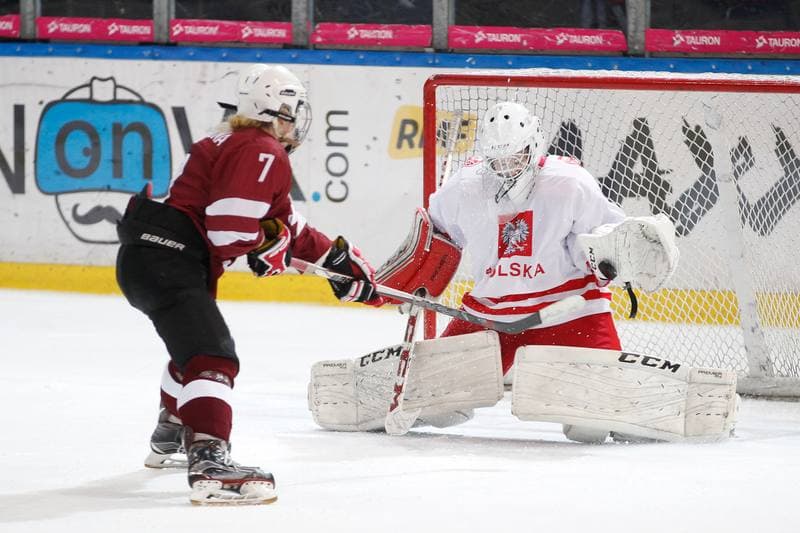 Ice Hockey. TCN. Poland - Latvia. 17.02.2018