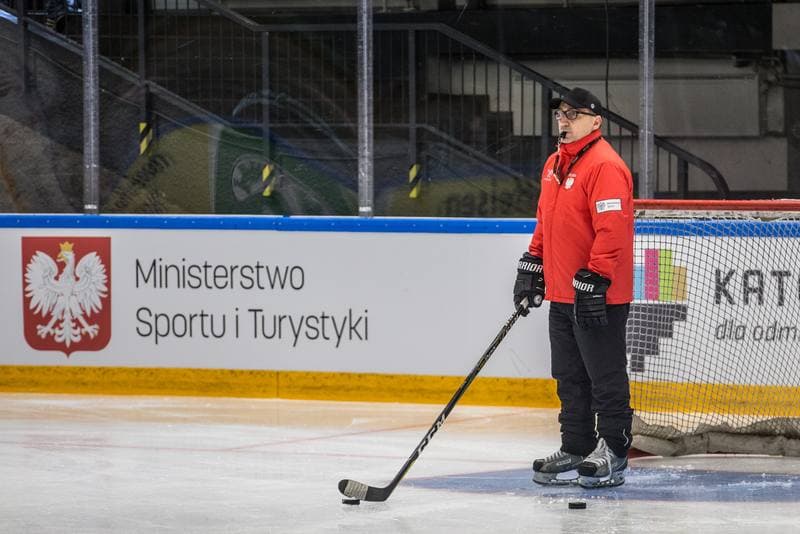 Ice Hockey. Poland national team. Training. 24.04.2022