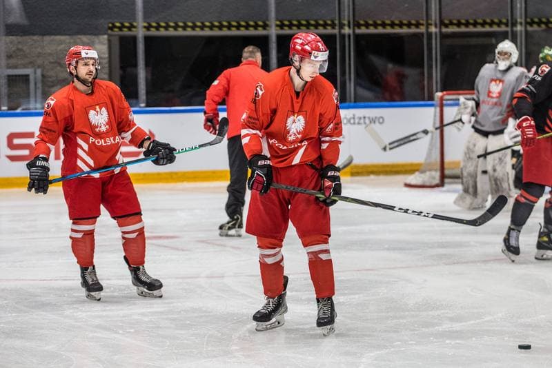 Ice Hockey. Poland national team. Training. 24.04.2022