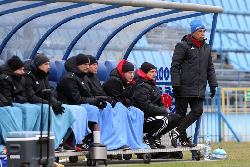 Football. Sparing. Ruch Chorzow - Fotbal Trinec. 23.02.2018