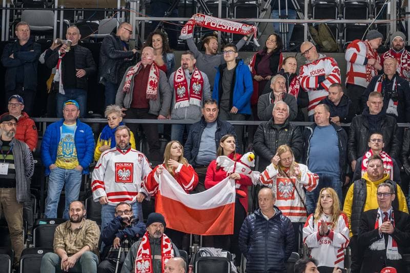 Ice Hockey. World Championship Division 1 Group B. Poland - Estonia. 26.04.2022