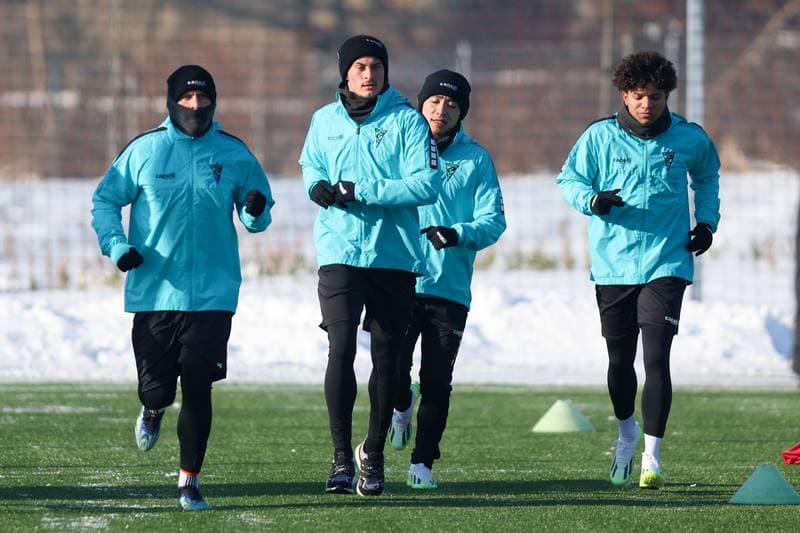Football. Gornik Zabrze. Training. 10.01.2024