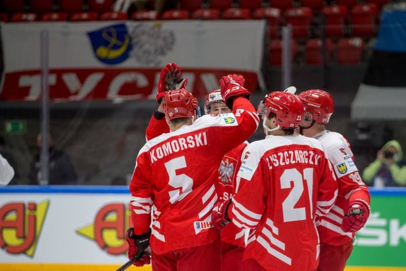 Ice Hockey. World Championship Division 1 Group B. Serbia - Poland. 29.04.2022