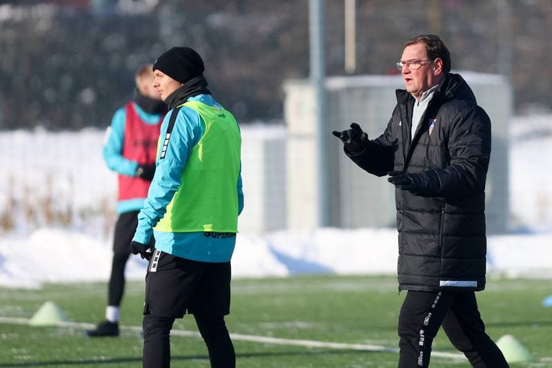 Football. Gornik Zabrze. Training. 10.01.2024