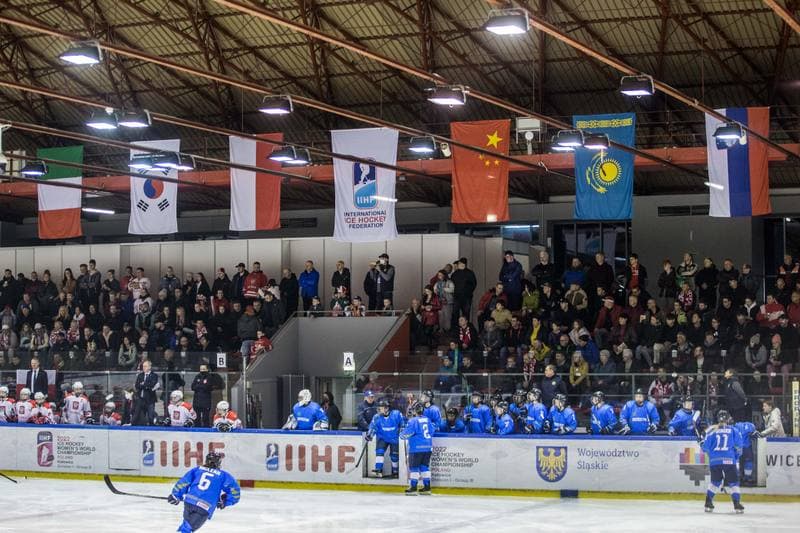 Ice Hockey. Women's World Championship Division 1B. Poland - Kazakhstan. 08.04.2022