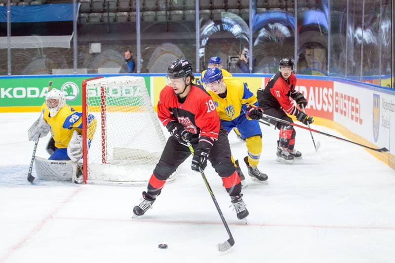 Ice Hockey. World Championship Division 1 Group B. Japan - Ukraine. 30.04.2022