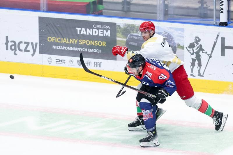 Ice Hockey. Tauron Hokej Liga. Zaglebie Sosnowiec - KH Energa Torun. 12.01.2024