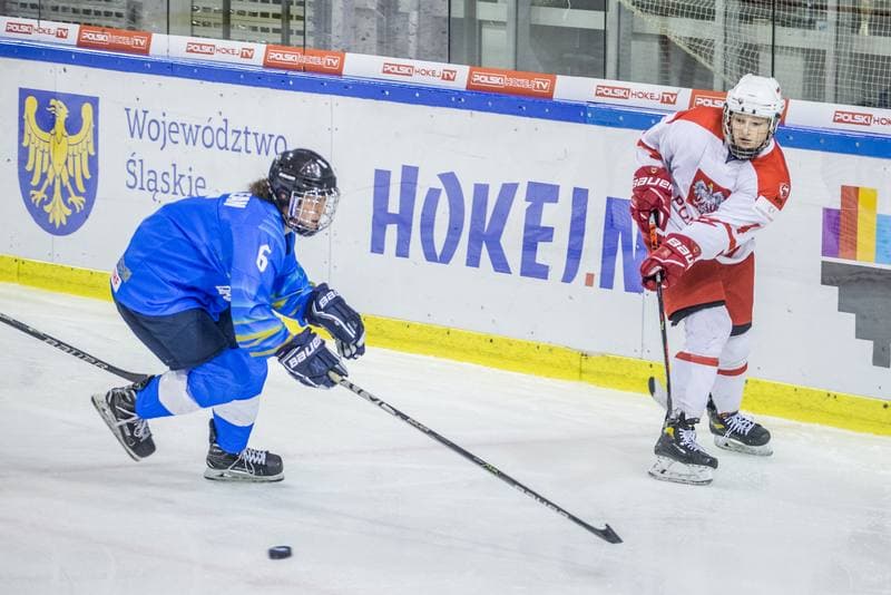 Ice Hockey. Women's World Championship Division 1B. Poland - Kazakhstan. 08.04.2022