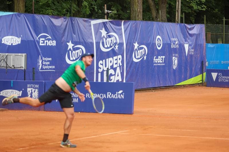 Tennis. Lotto SuperLiga. Gornik Bytom - Advantage Bielsko-Biala. 23.07.2023
