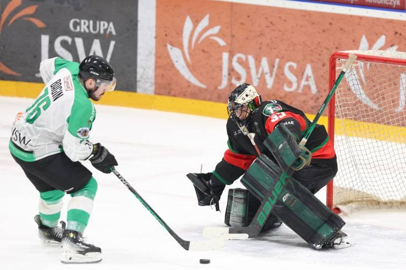 Ice Hockey. Tauron Hokej Liga. JKH GKS Jastrzebie - GKS Tychy. 14.01.2024