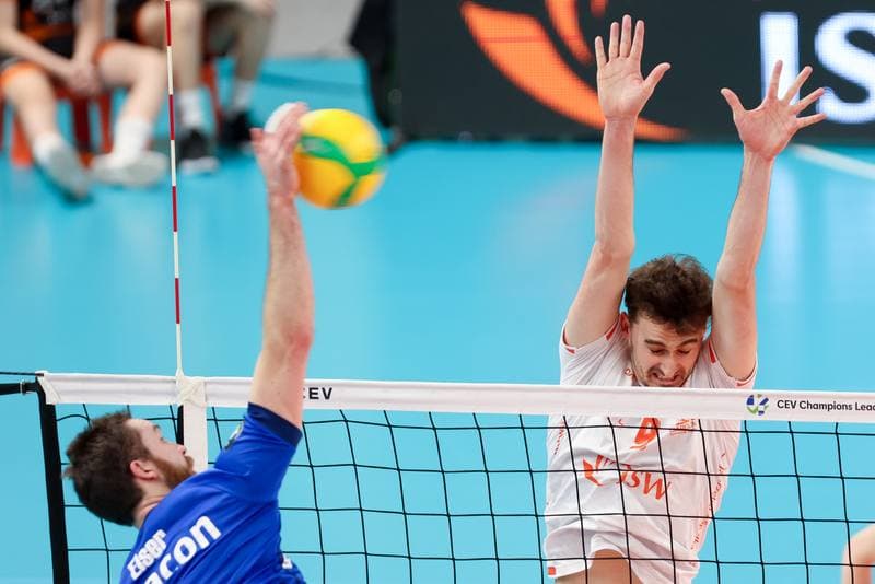 Volleyball. CEV Champions League. Jastrzebski Wegiel - SVG Luneburg. 17.01.2024