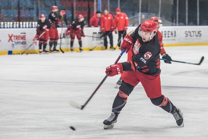 Ice Hockey. Poland national team. Training. 18.04.2022