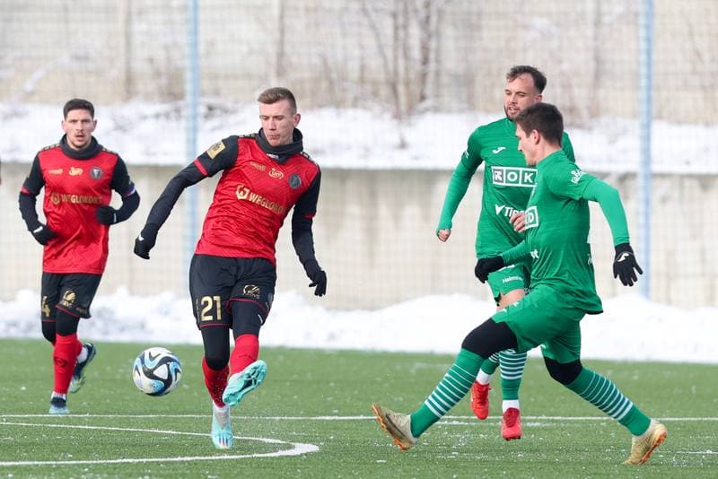 Football. Sparing. Gornik Zabrze - MFK Karvina. 19.01.2024