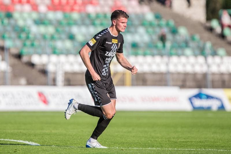 Football. Fortuna I Liga. Zaglebie Sosnowiec - Sandecja Nowy Sacz. 08.05.2022