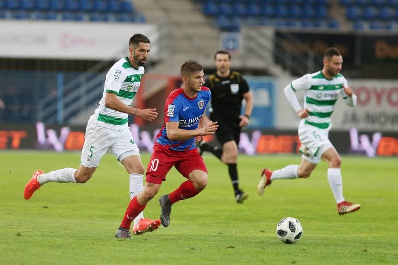 Football. Lotto Ekstraklasa. Piast Gliwice - Lechia Gdansk. 08.05.2018
