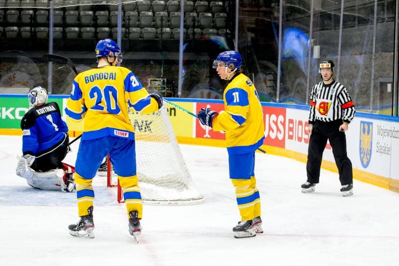 Ice Hockey. World Championship Division 1 Group B. Estonia - Ukraine. 01.05.2022