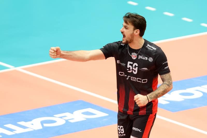 Volleyball. PlusLiga. Aluron CMC Warta Zawiercie - Asseco Resovia Rzeszow. 25.01.2024