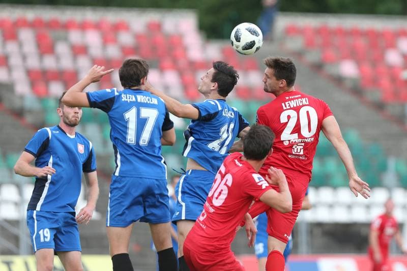 Football. Sparing. Zaglebie Sosnowiec - Sleza Wroclaw. 16.07.2018