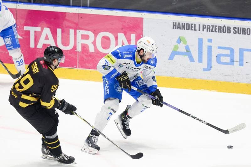 Ice Hockey. Tauron Hokej Liga. Re-Plast Unia Oswiecim - GKS Katowice. 01.02.2024