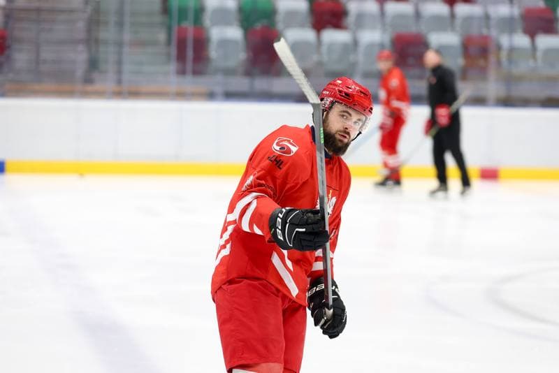 Ice Hockey. Poland national team. Training. 03.02.2024