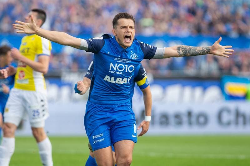 Football. Playoff Fortuna I Liga. Ruch Chorzow - Motor Lublin. 29.05.2022