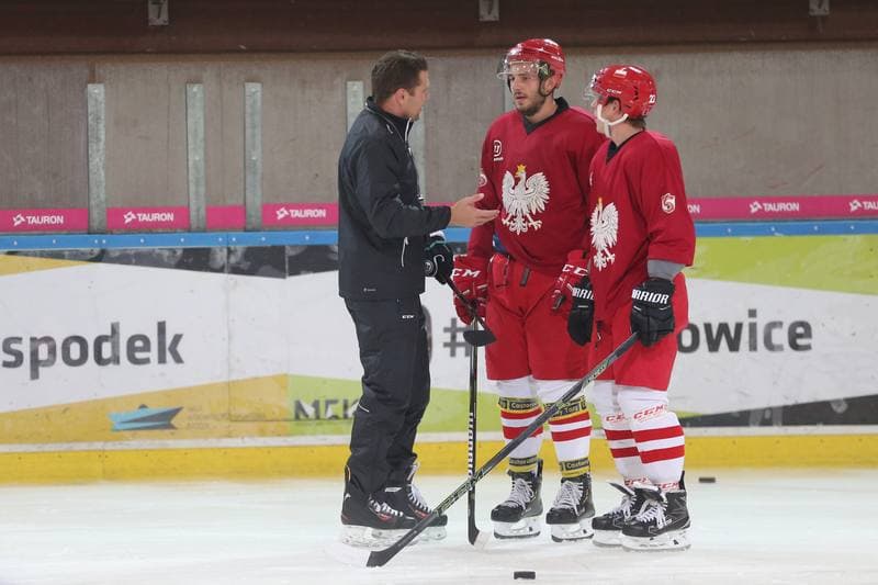 Ice Hockey. Poland national team. Training. 20.08.2018