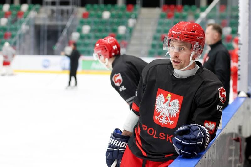 Ice Hockey. Poland national team. Training. 03.02.2024