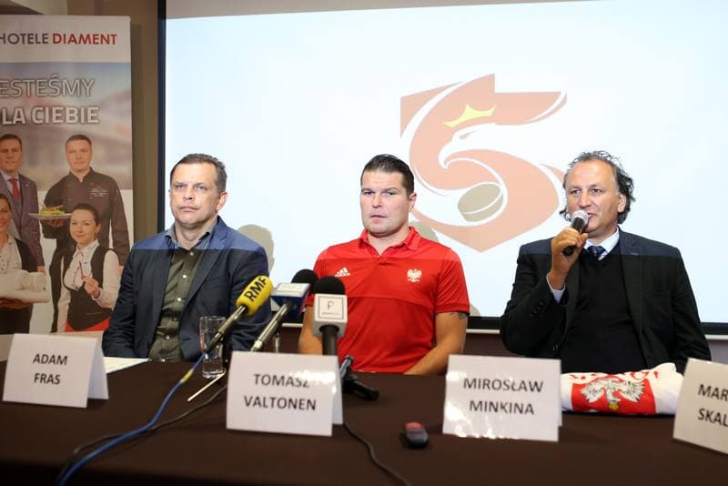 Ice Hockey. Poland national team. Press Conference. 21.08.2018